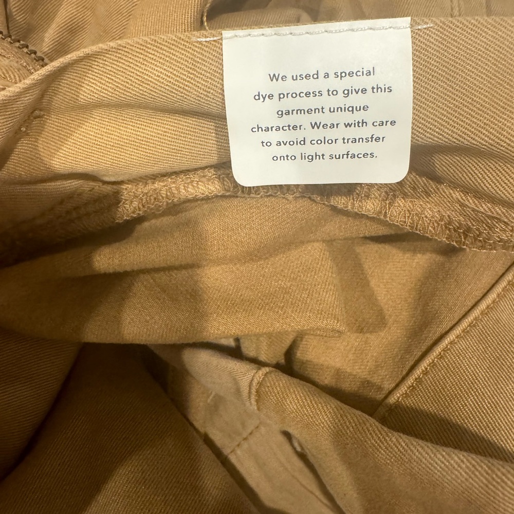 DL1961 Camile paperbag Short Women's Tan High-Waisted in Dijon size 29 - Picture 11 of 11